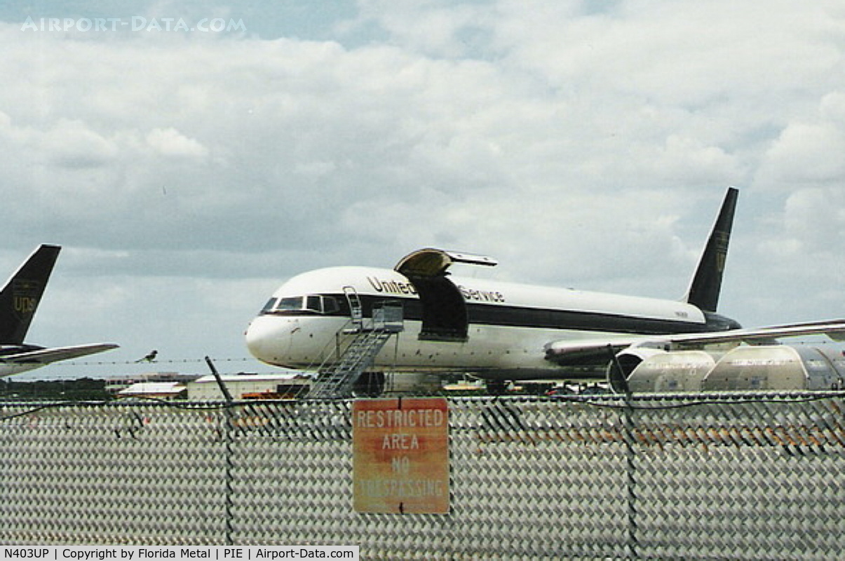 N403UP, 1987 Boeing 757-24APF C/N 23725, UPS 757-200