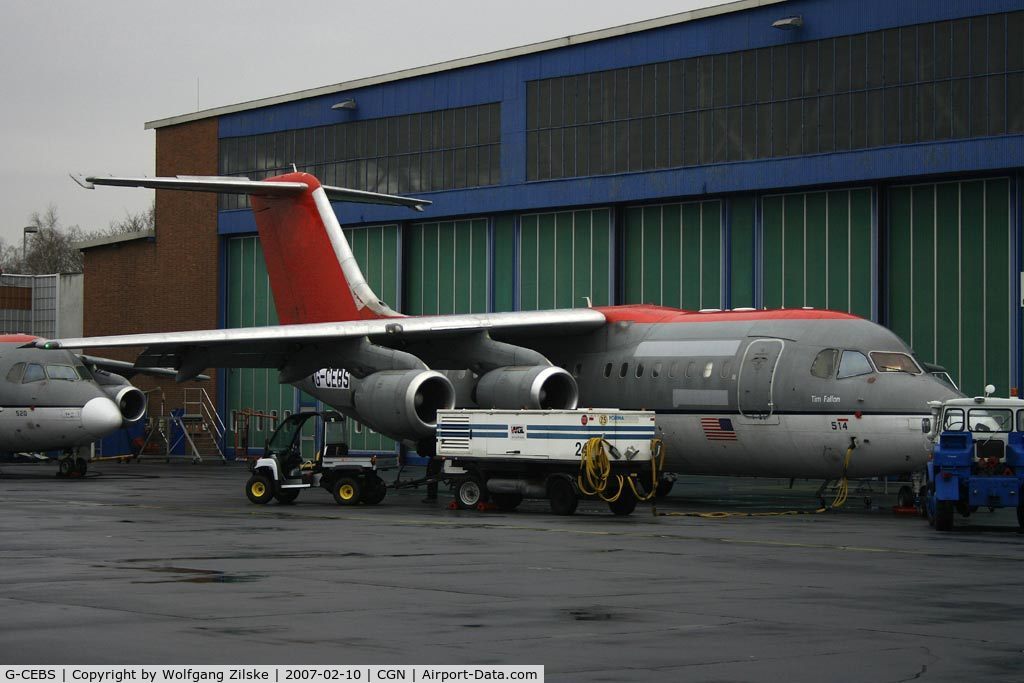 G-CEBS, 1998 British Aerospace Avro 146-RJ85 C/N E.2330, visitor
