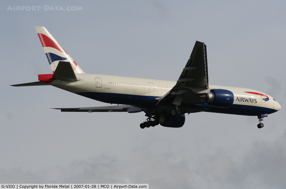 G-VIIO, 1999 Boeing 777-236 C/N 29320, British 777