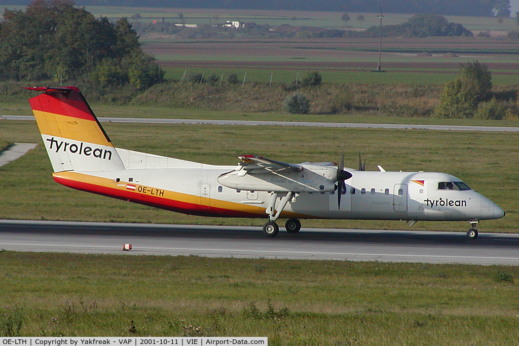 OE-LTH, 1997 De Havilland Canada DHC-8-314Q Dash 8 C/N 442, Tyrolean Airways Dash8-300