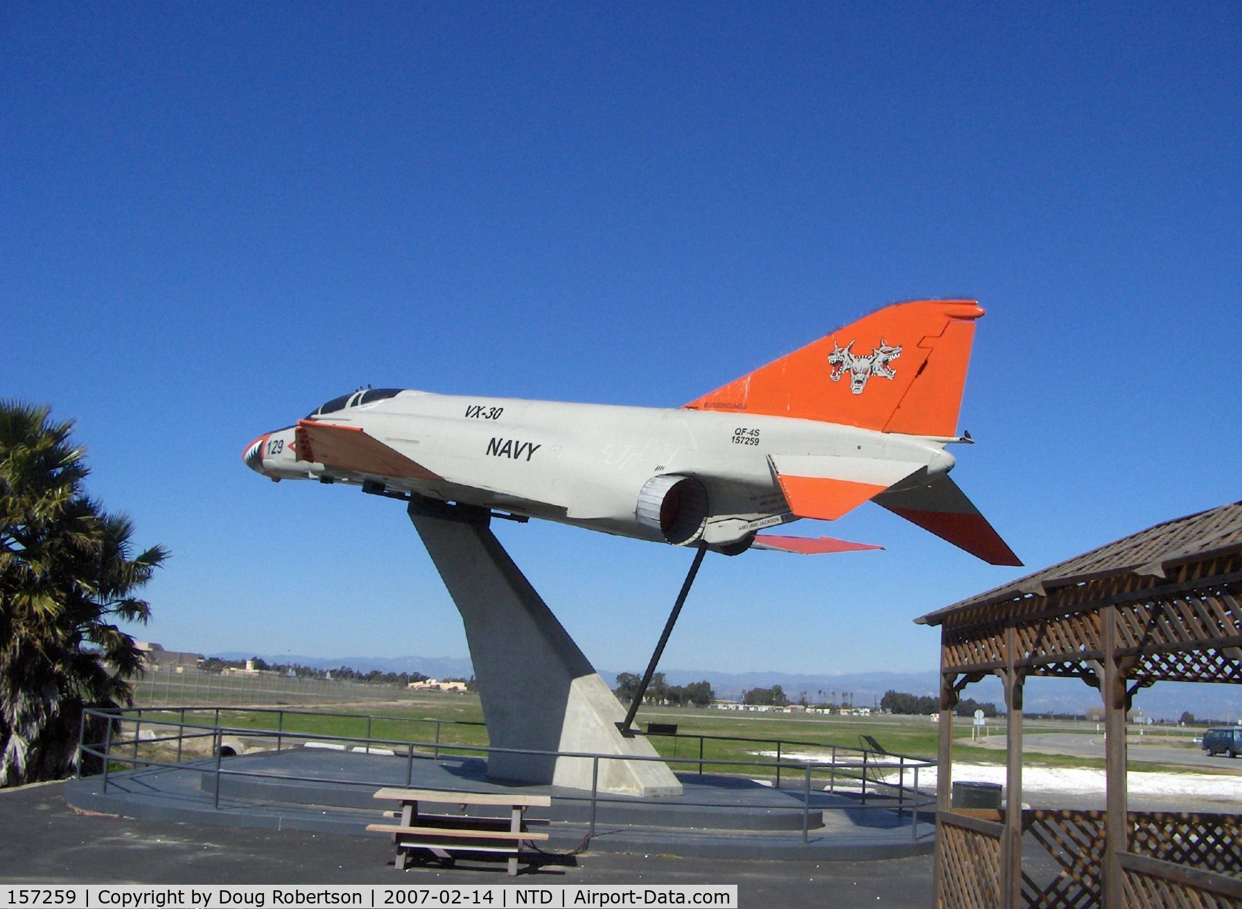 157259, 1969 McDonnell F-4S Phantom II C/N 3666, McDonnell-Douglas QF-4S PHANTOM II, two GE J79s, 17,900 lbs. thrust each, at NTD Missile Park