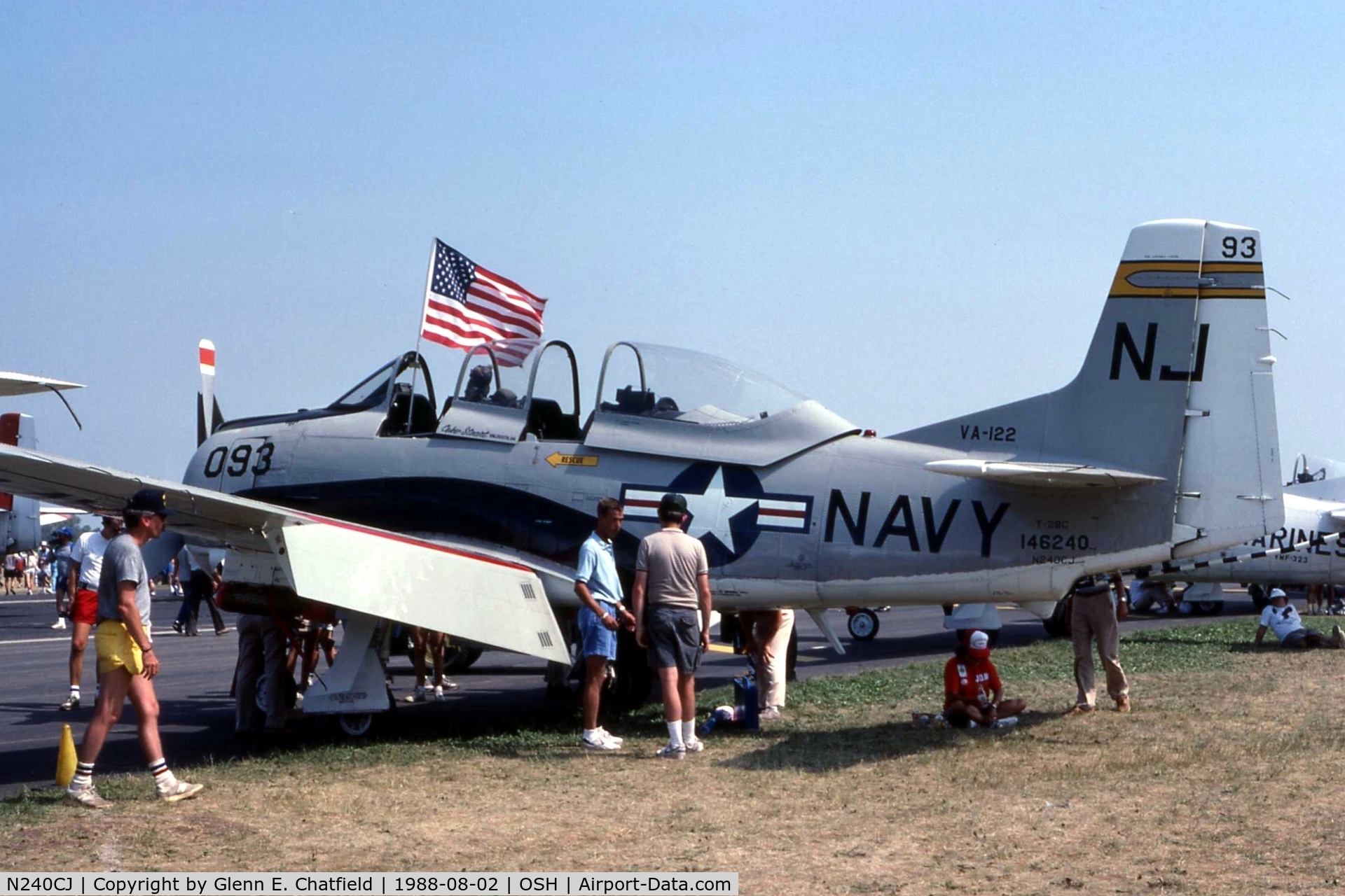 N240CJ, North American T-28C Trojan C/N 252-3 (146240), At the EAA Fly In