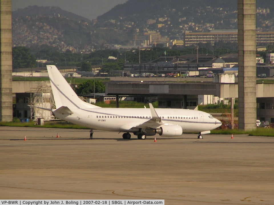 VP-BWR, 1999 Boeing 737-79T BBJ C/N 29317, Boeing BBJ at Rio for Carnivale