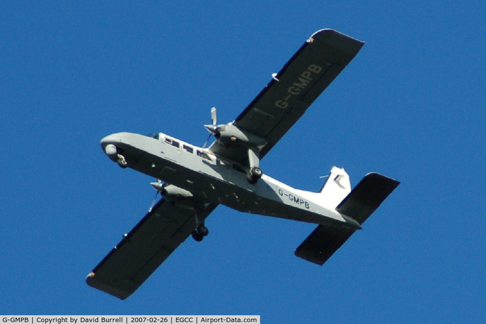 G-GMPB, 2002 Pilatus Britten-Norman BN-2T-4S Defender 4000 C/N 4011, Britten-Norman Islander - Landing