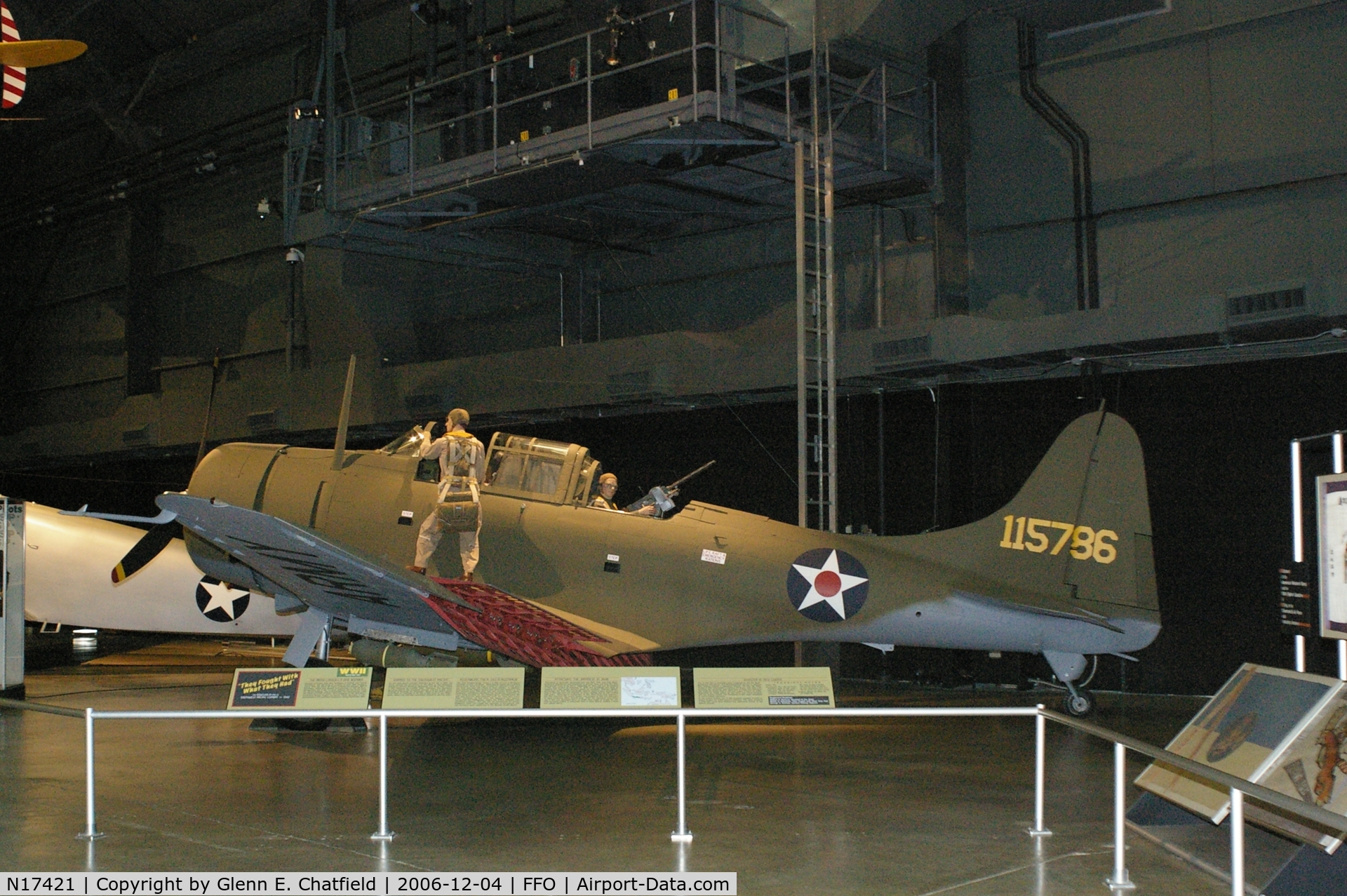 N17421, 1943 Douglas A-24B Banshee C/N 17421, A-24B 42-54582 at the National Museum of the U.S. Air Force