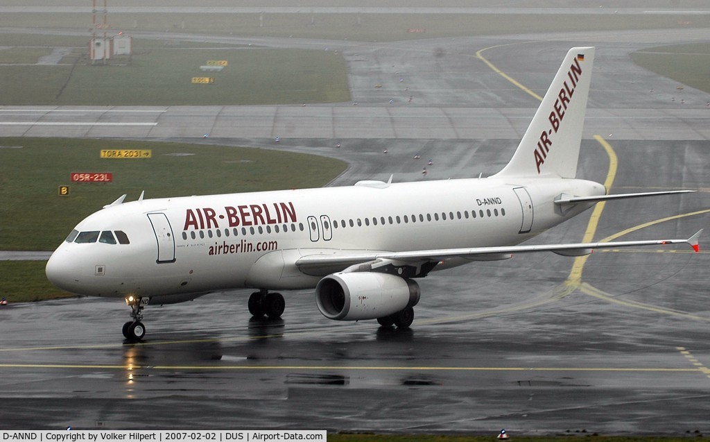 D-ANND, 2001 Airbus A320-232 C/N 1546, Airbus A320