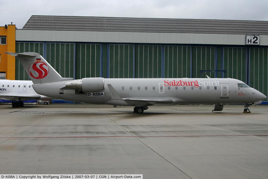 D-ASBA, 2004 Bombardier CRJ-200ER (CL-600-2B19) C/N 7990, visitor