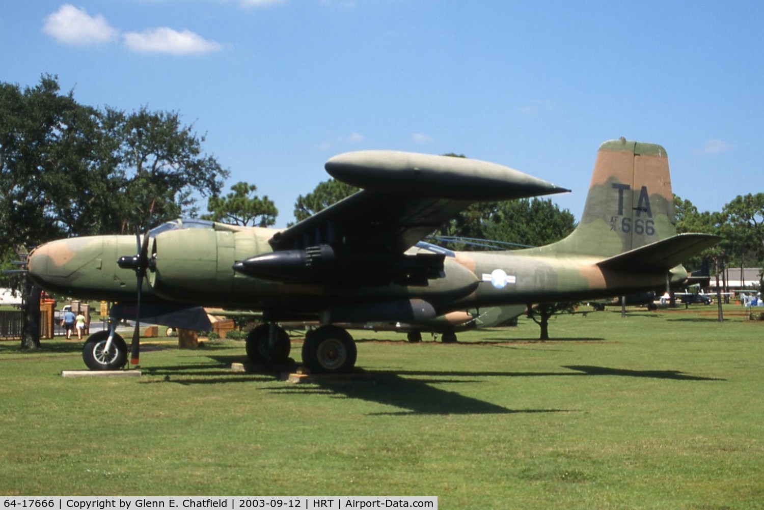 64-17666, 1964 Douglas-On Mark B-26K Counter Invader C/N 28762 (was 44-35483), At Hurlburt Field, Florida