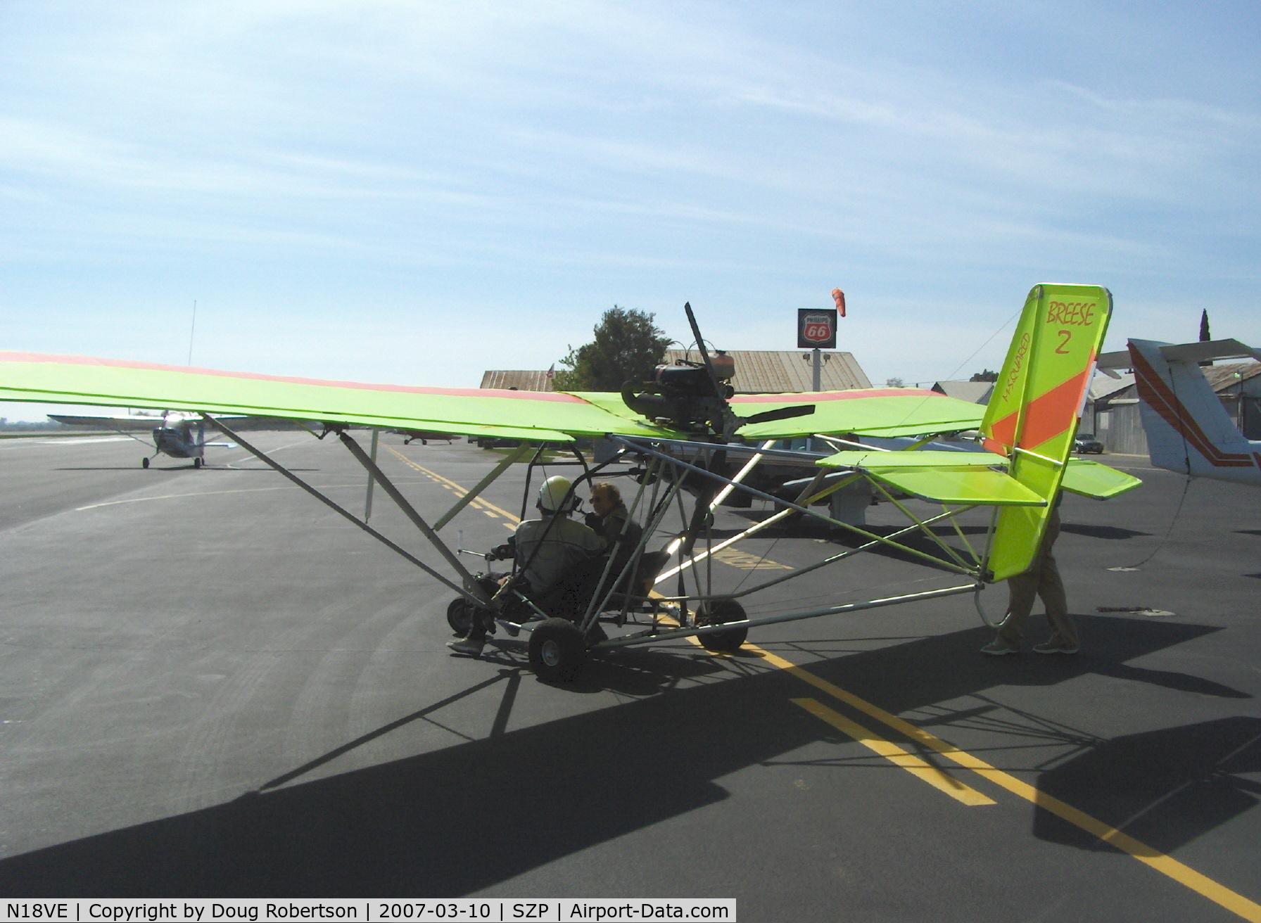 N18VE, 2003 M-Squared Breese 2 C/N 000550, M-Squared BREESE 2 Ultralight, Rotax 503 2 cylinder two-stroke 52 Hp