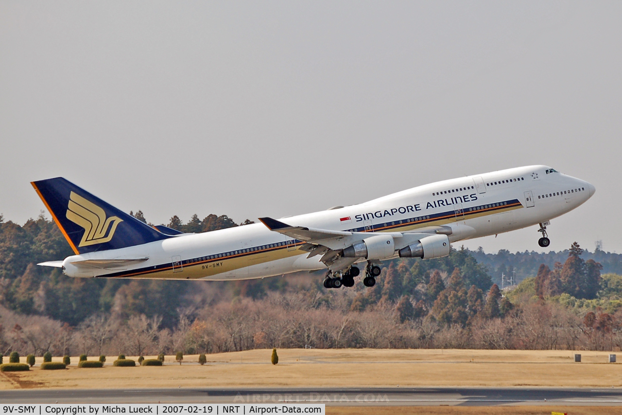 9V-SMY, 1994 Boeing 747-412 C/N 27217, Taking off