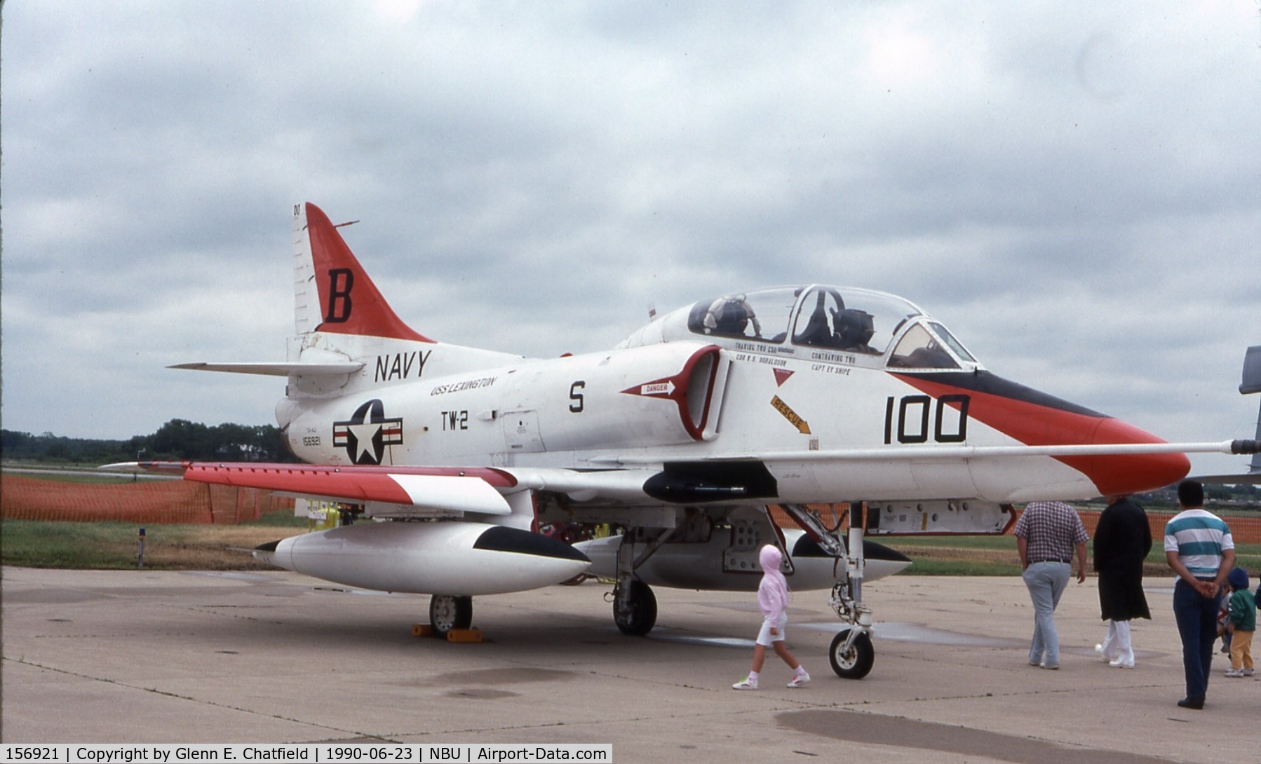 156921, Douglas TA-4J Skyhawk C/N 14014, At the open house.