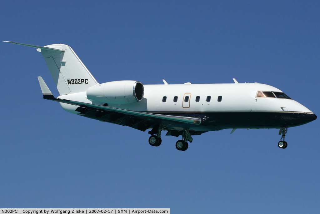 N302PC, 1982 Canadair Challenger 600S (CL-600-1A11) C/N 1072, visitor