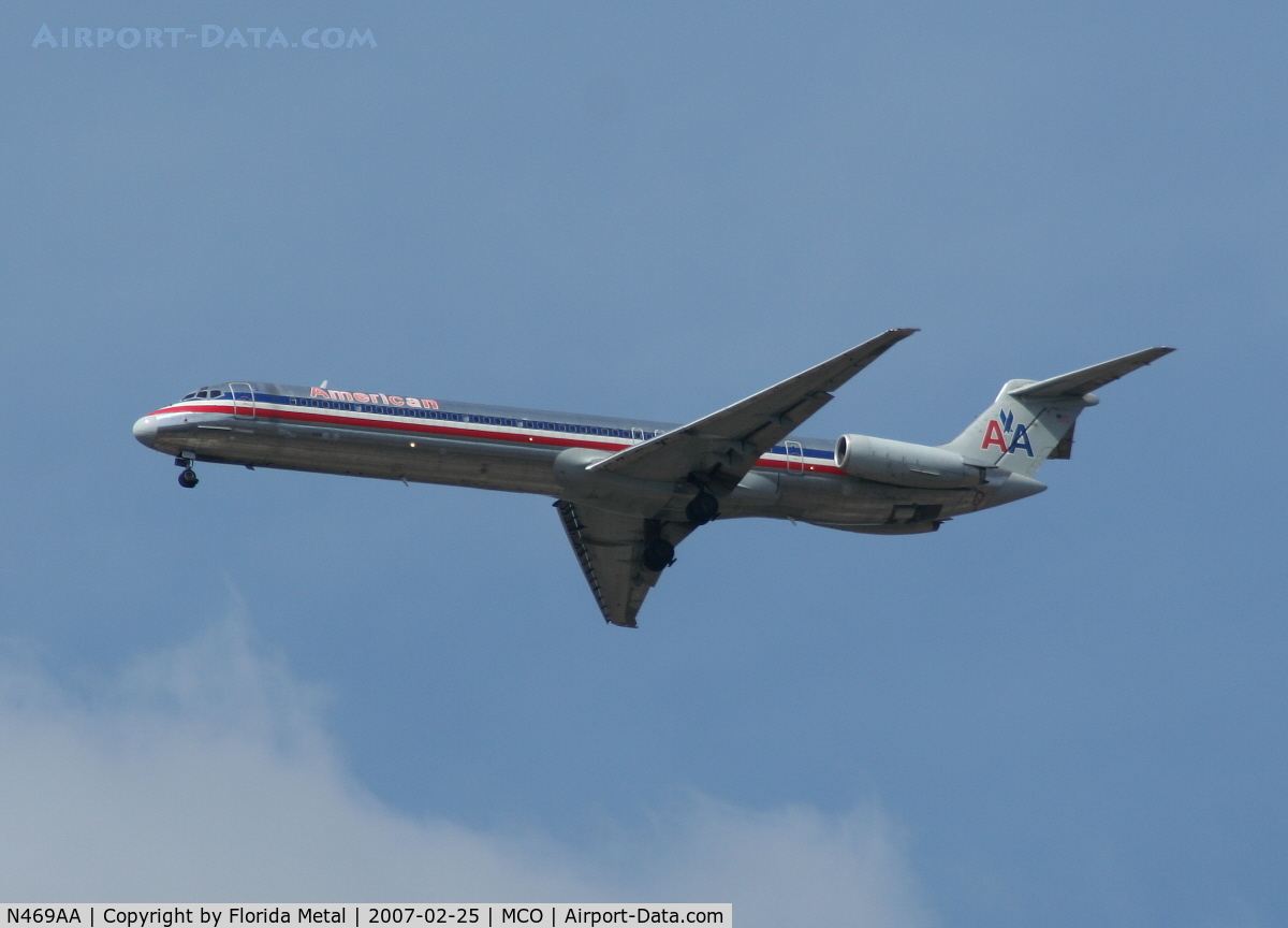 N469AA, 1988 McDonnell Douglas MD-82 (DC-9-82) C/N 49599, American