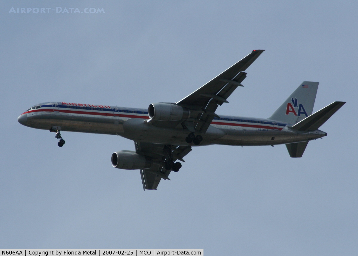 N606AA, 1996 Boeing 757-223 C/N 27057, American