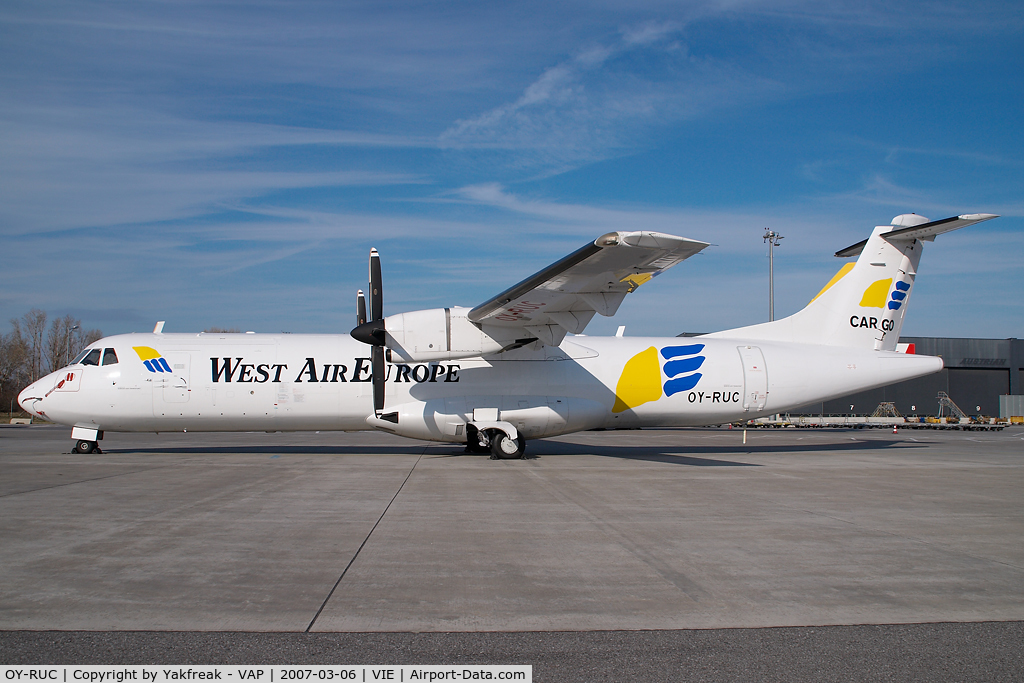 OY-RUC, 1991 ATR 72-201 C/N 227, Westair ATR72