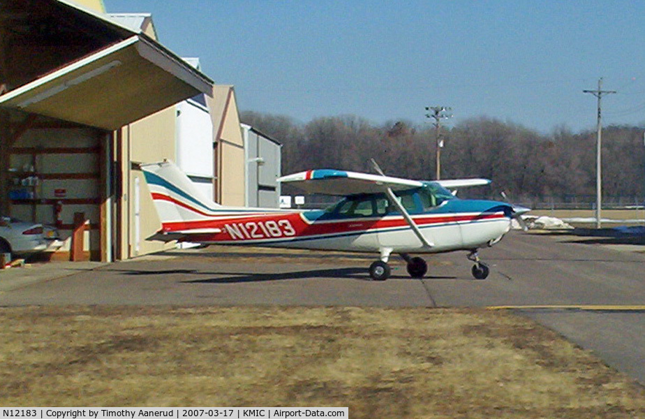 N12183, 1973 Cessna 172M C/N 17261867, East side of the Crystal