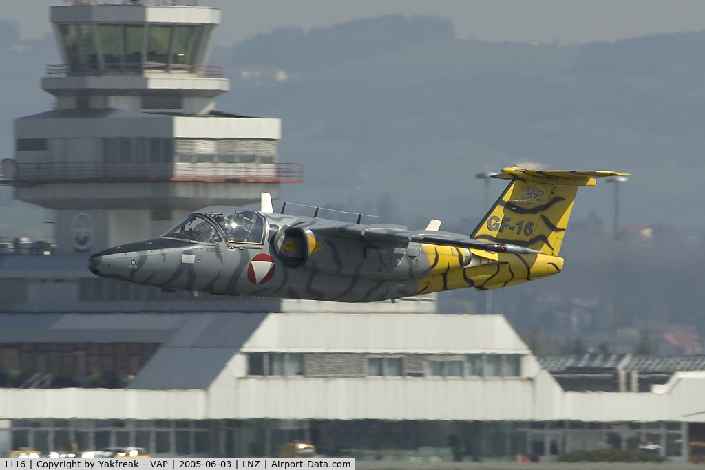 1116, Saab 105OE C/N 105416, Austrian Air Force Saab 105