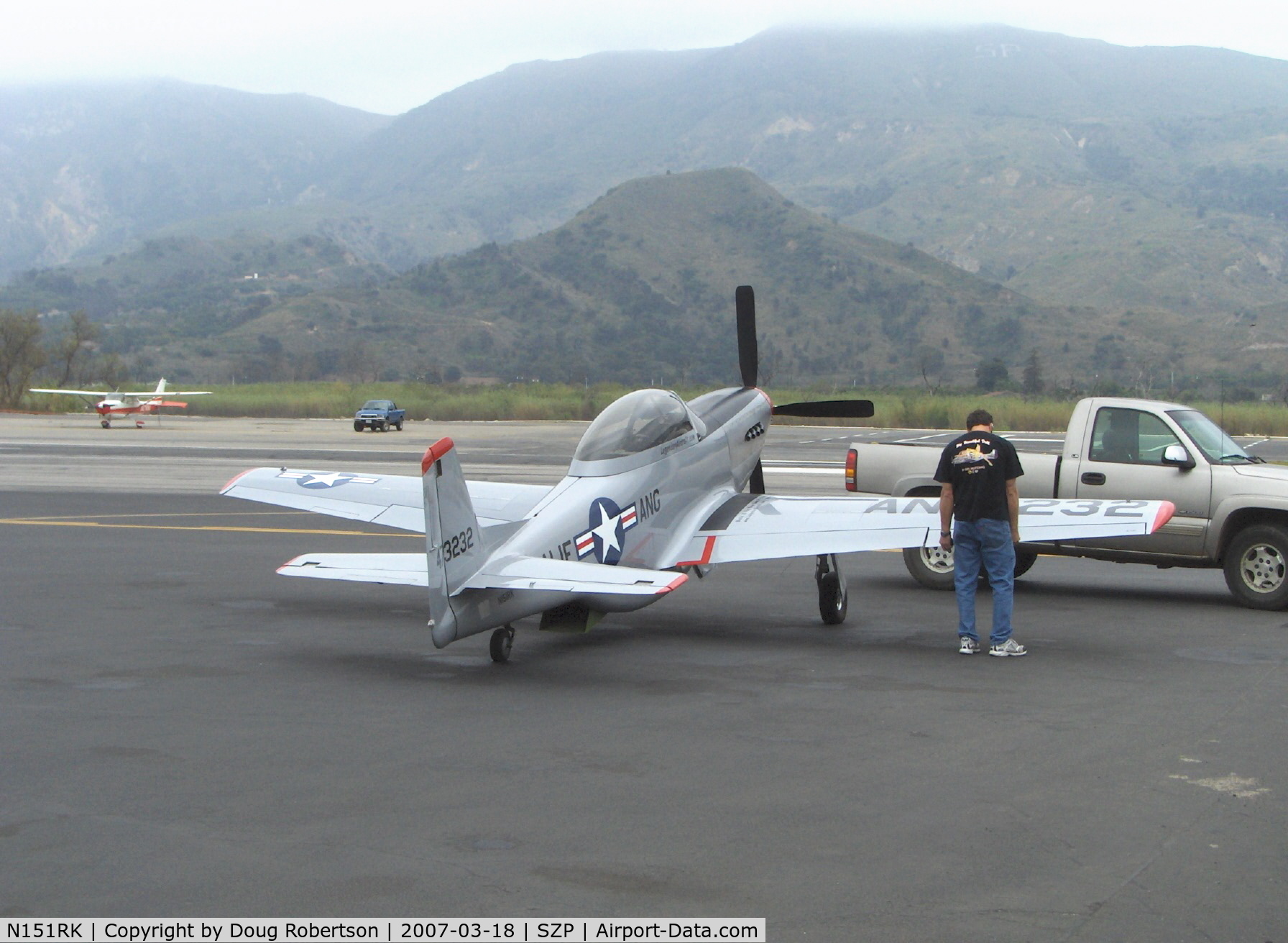 N151RK, 1998 North American TF-51 Replica C/N 060, 1998 Oliver TF-51 MUSTANG, tandem seats, LS6 Corvette engine 410/400 Hp, 225 mph