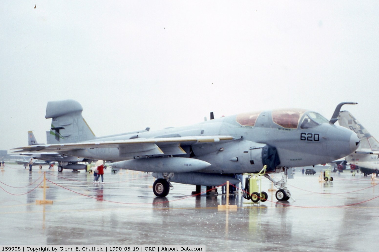 159908, Grumman EA-6B Prowler C/N P-55, Open house at the ANG ramp