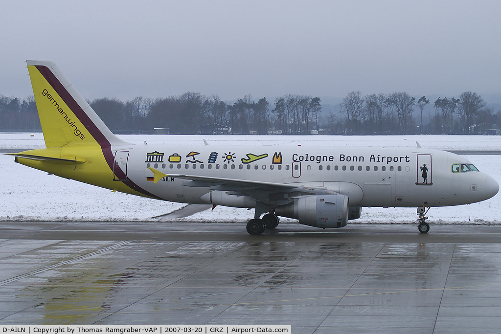 D-AILN, 1997 Airbus A319-114 C/N 700, Germanwings Airbus A319