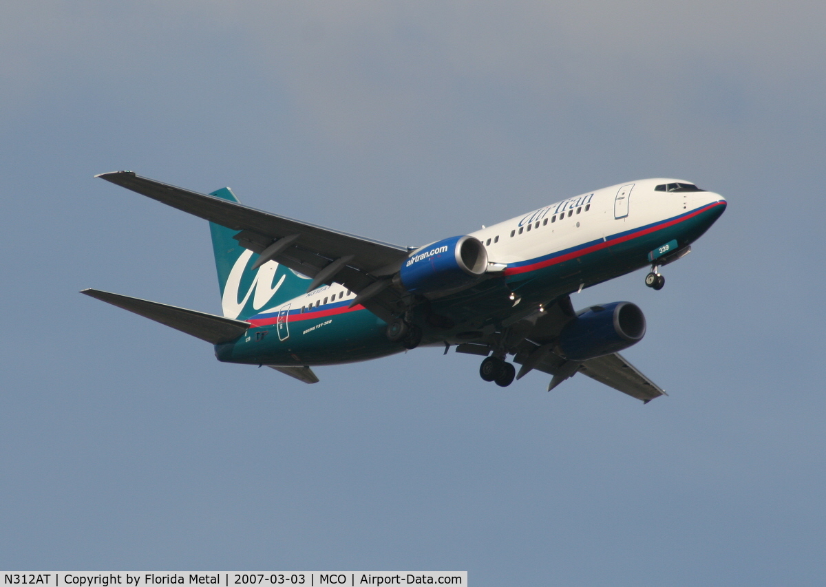 N312AT, 2006 Boeing 737-7BD C/N 35110, Air Tran