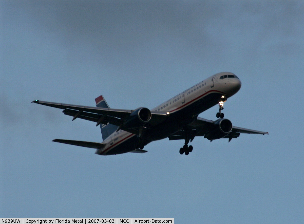 N939UW, 1994 Boeing 757-2B7 C/N 27303, US Airways