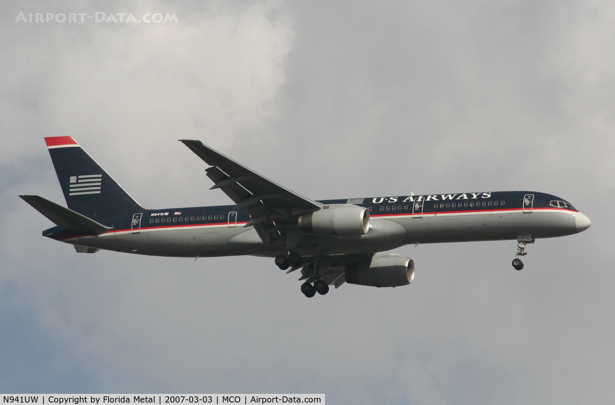 N941UW, 1995 Boeing 757-2B7 C/N 27806, US Airways