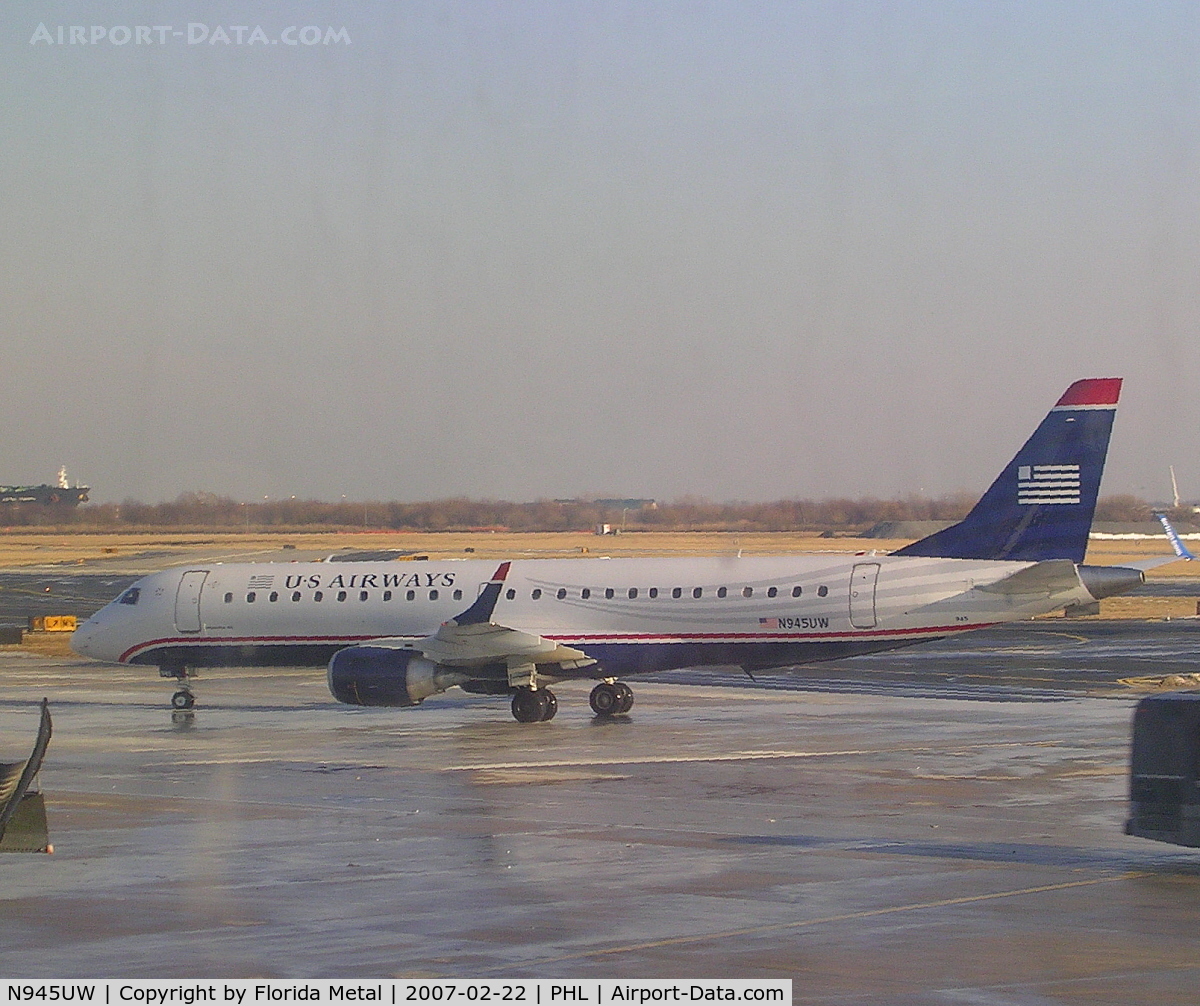 N945UW, Embraer ERJ-190-100 IGW 190AR C/N 19000062, US