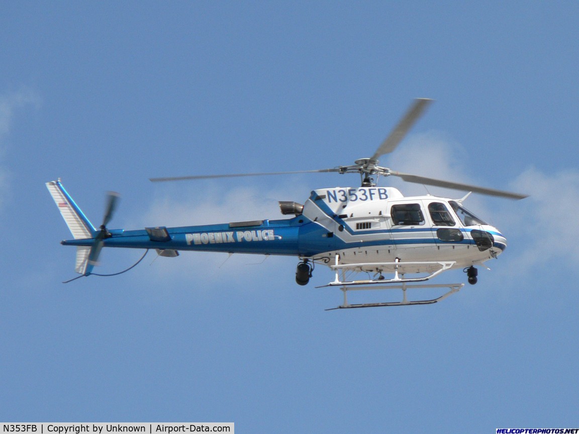 N353FB, 2005 Eurocopter AS-350B-3 Ecureuil Ecureuil C/N 3926, PHX Police