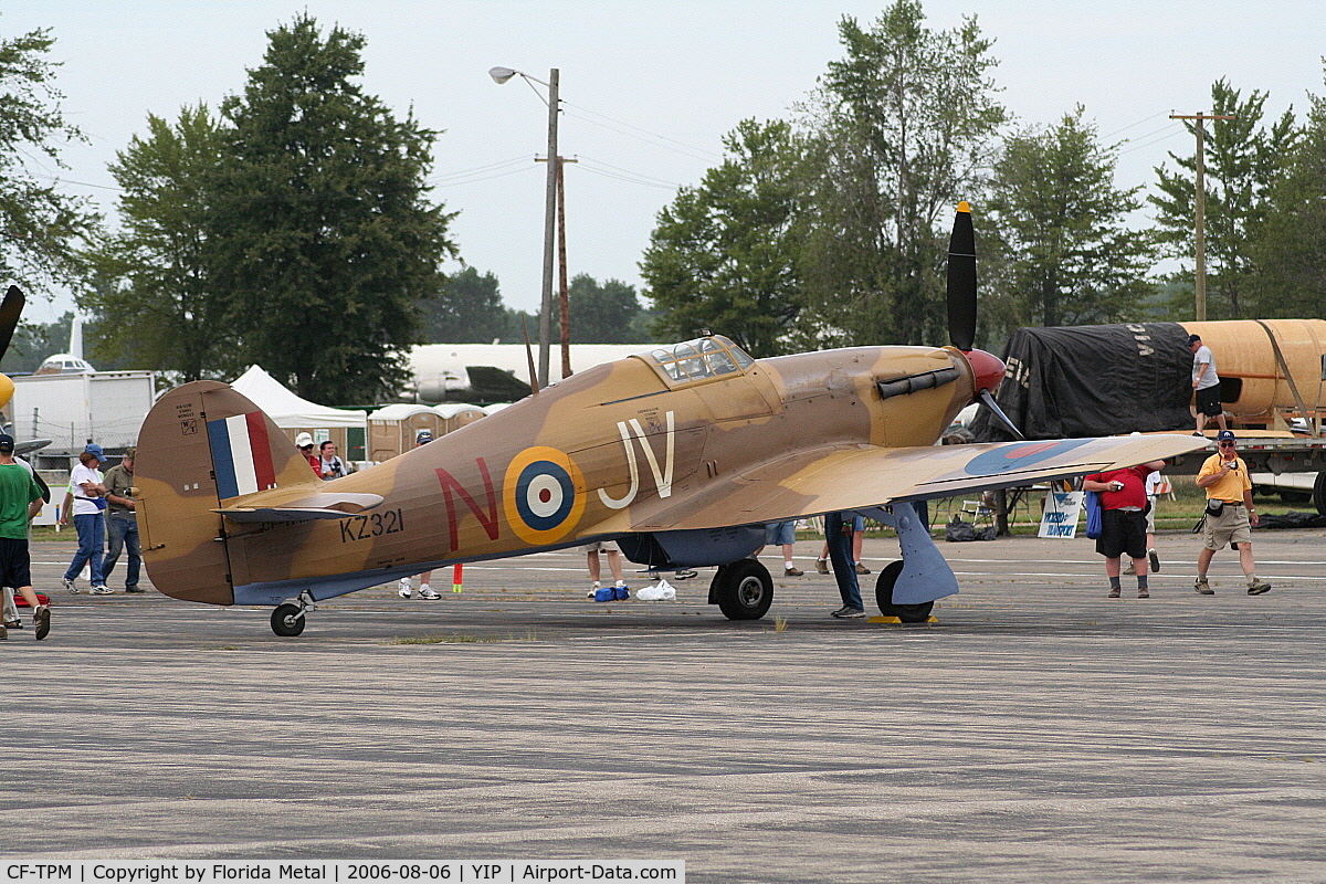 CF-TPM, 1943 Hawker Hurricane IV C/N KZ321, hurricane