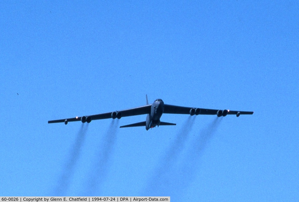 60-0026, 1960 Boeing B-52H Stratofortress C/N 464391, B-52H overflight