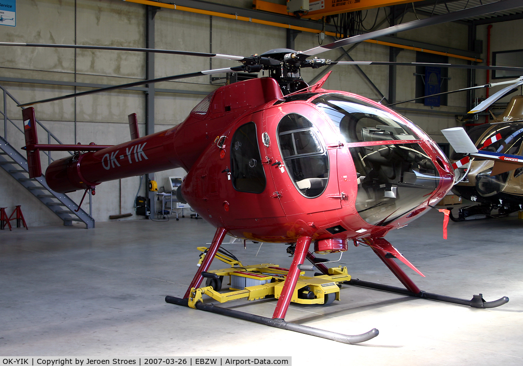 OK-YIK, McDonnell Douglas MD-520N C/N LN103, MD500, just one week before delivery