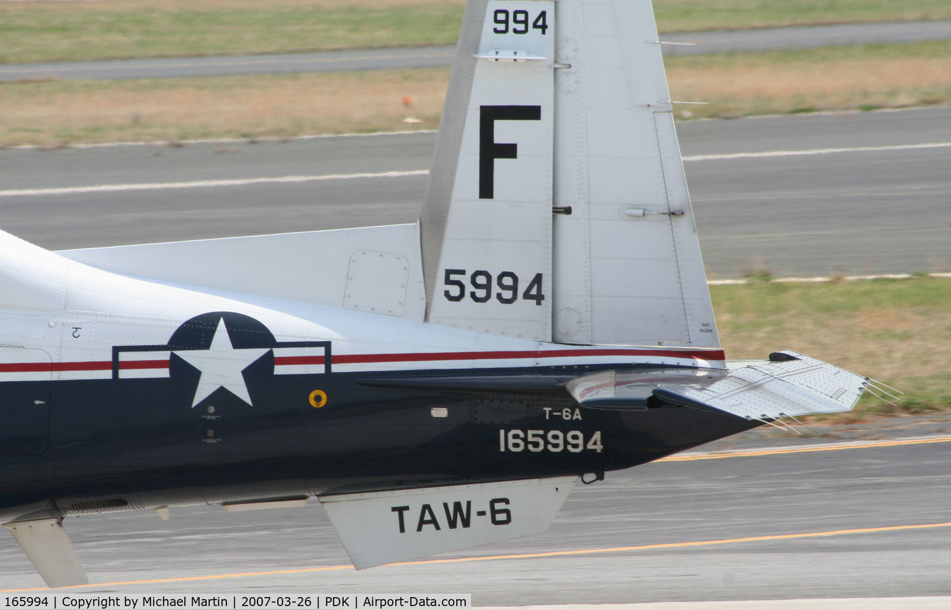 165994, Raytheon T-6A Texan II C/N PT-176, Tail Numbers