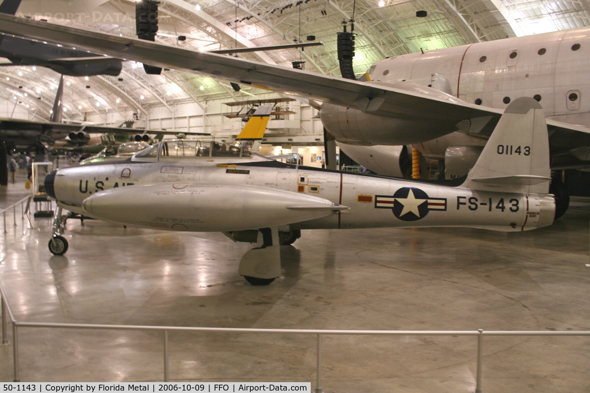 50-1143, 1950 Republic F-84E-20-RE Thunderjet C/N Not found 50-1143, F-84
