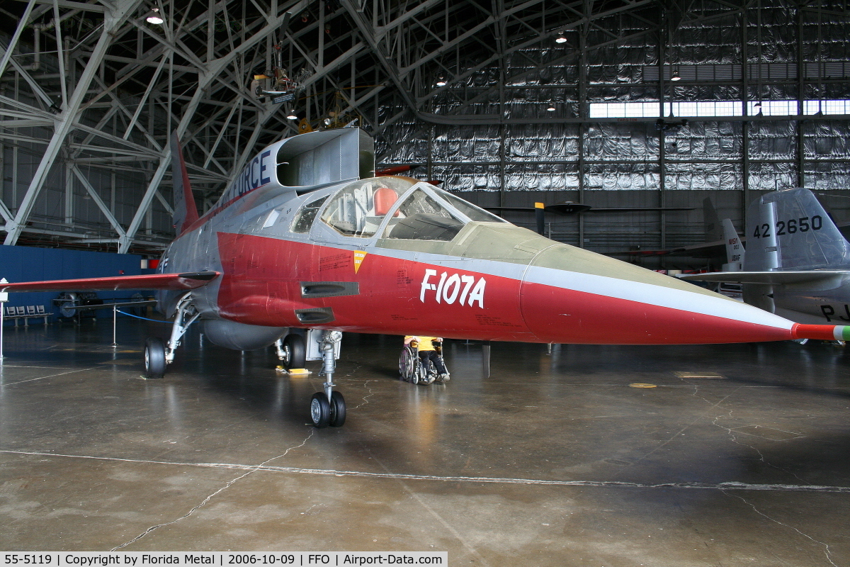 55-5119, 1955 North American F-107A C/N 212-2, YF-107