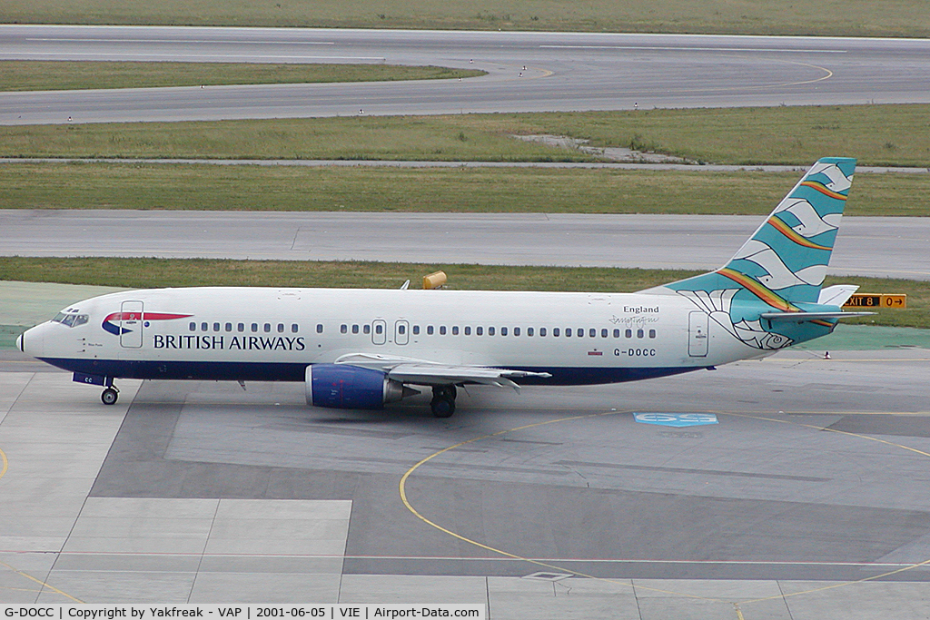 G-DOCC, 1991 Boeing 737-436 C/N 25305, British Airways Boeing 737-400