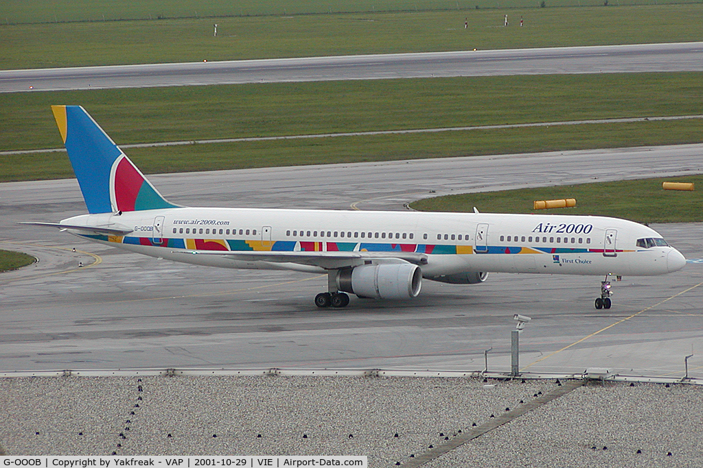 G-OOOB, 1987 Boeing 757-28A C/N 23822, Air 2000 Boeing 757-200