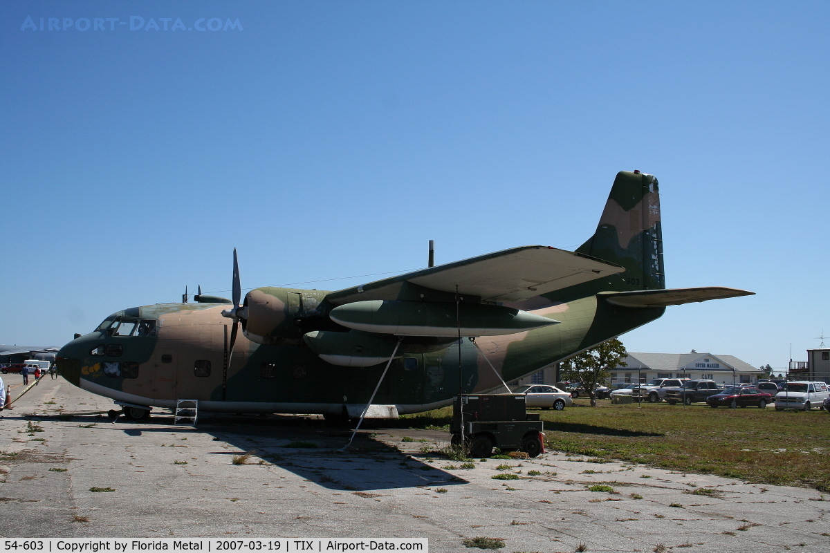 54-603, 1954 Fairchild C-123B Provider C/N 20052, C-123