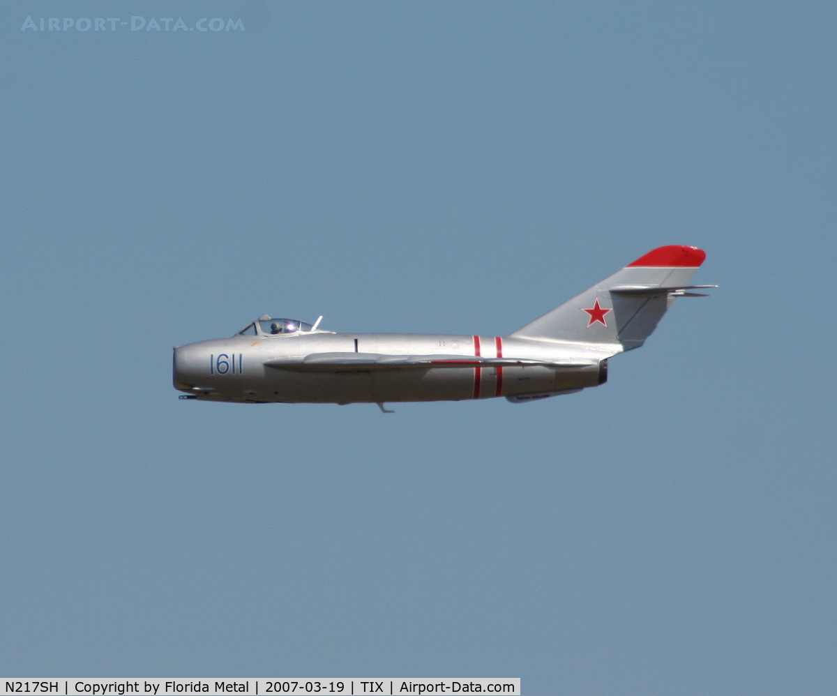N217SH, 1959 PZL-Mielec Lim-5 (MiG-17F) C/N 1C1611, Mig-17