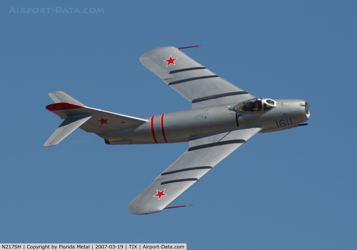 N217SH, 1959 PZL-Mielec Lim-5 (MiG-17F) C/N 1C1611, Mig-17