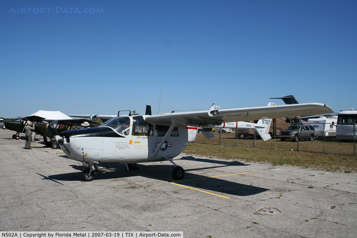 N502A, 1969 Cessna M337B (O-2A) Super Skymaster C/N 337M-0415 (69-7617), O-2