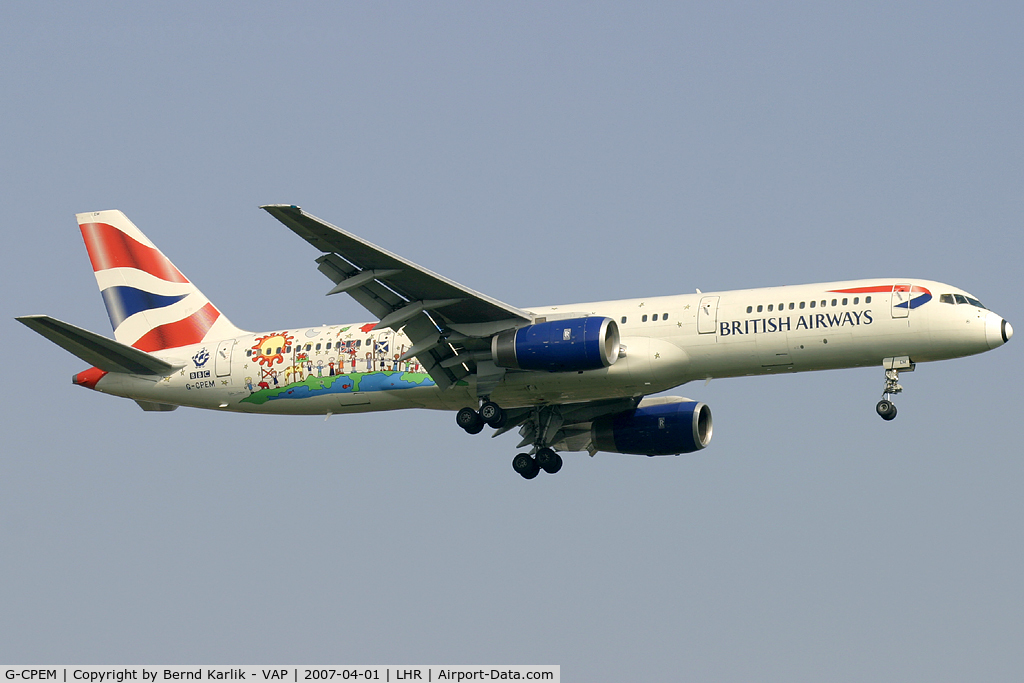 G-CPEM, 1997 Boeing 757-236 C/N 28665, British Airways Boeing 757