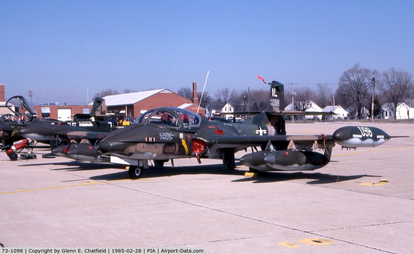 73-1098, 1973 Cessna OA-37B Dragonfly C/N 43510, OA-37B with the Illinois ANG