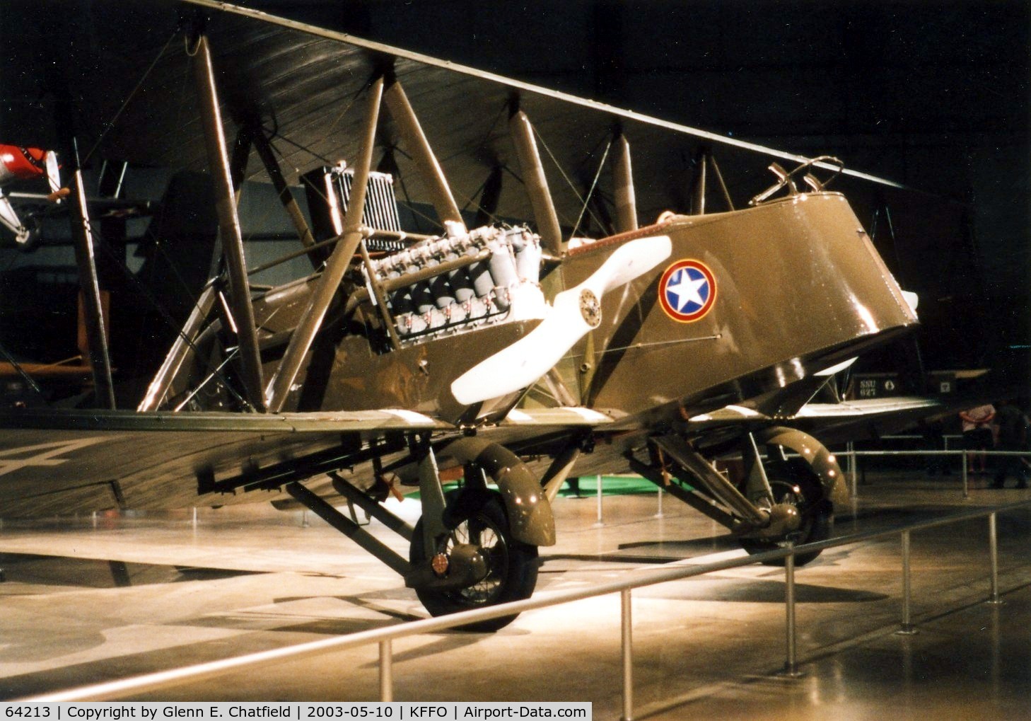 64213, 2002 Martin MB-2 (NBS-1) C/N Not found 64213, Martin MB-2 replica at the National Museum of the U.S. Air Force