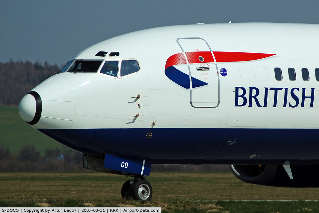 G-DOCO, 1992 Boeing 737-436 C/N 25849, British Airways