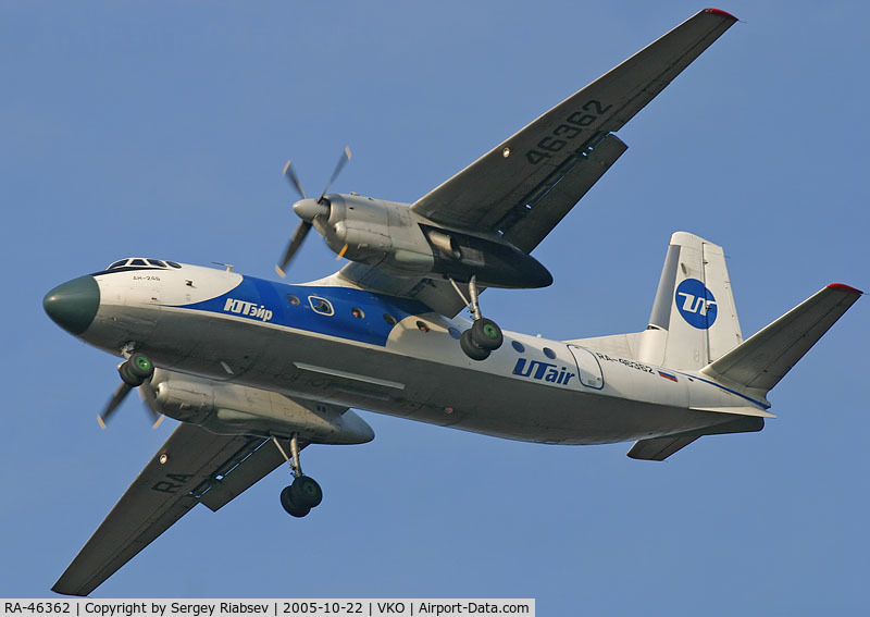 RA-46362, Antonov An-24B C/N 07305903, Utair