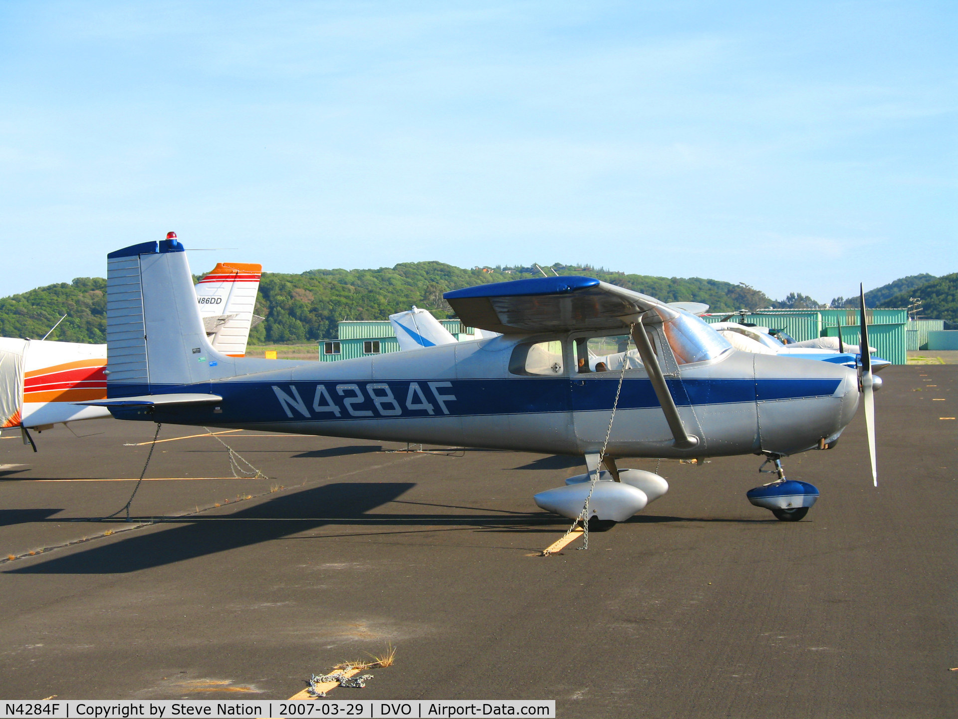 N4284F, 1958 Cessna 172 C/N 46184, 1958 Cessna 172 straight tail @ Gnoss Field (Novato), CA
