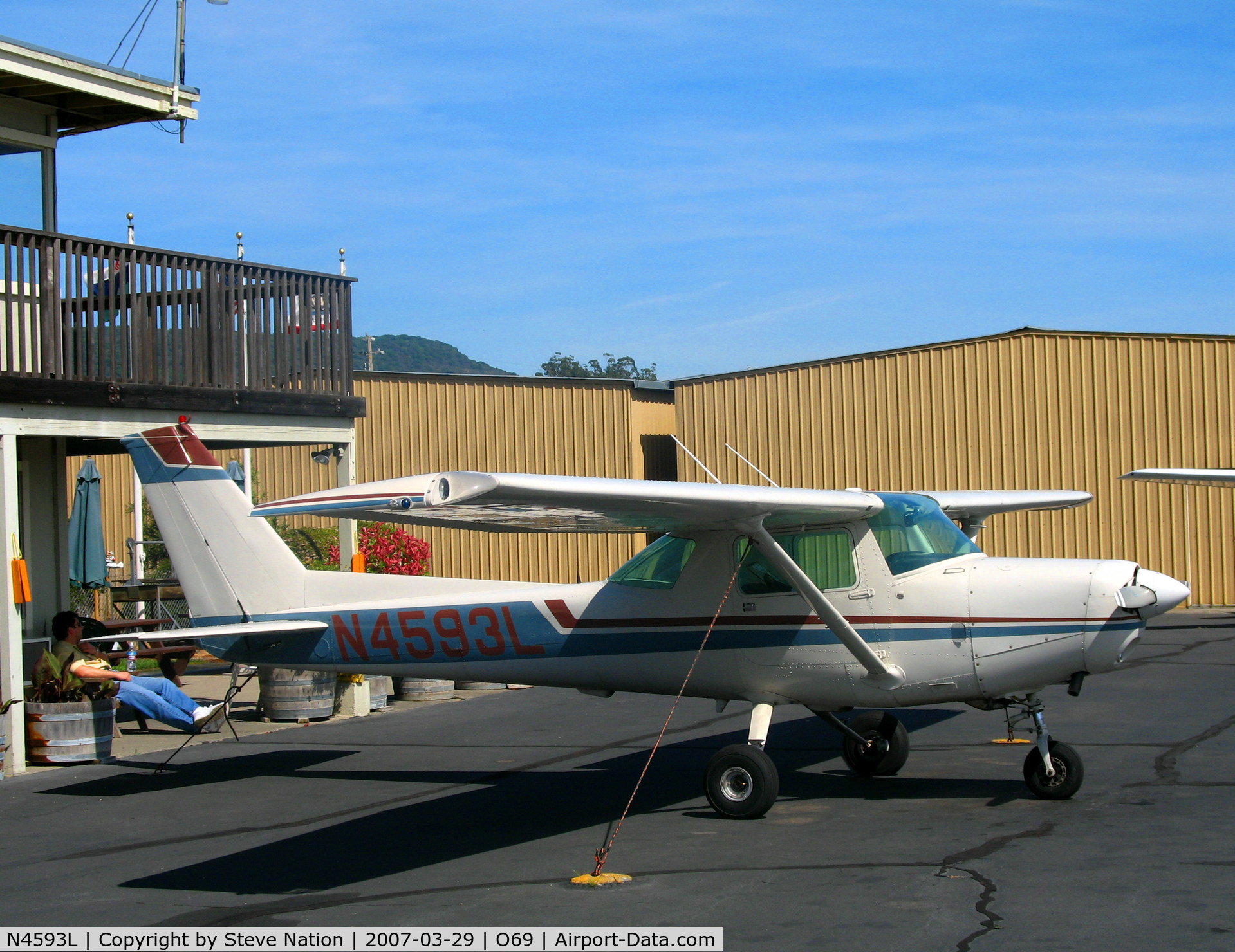 N4593L, 1980 Cessna 152 C/N 15284186, 1980 Cessna 150C @ Petaluma, CA