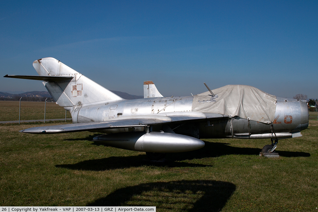 26, Mikoyan-Gurevich MiG-29UB C/N N50903027257, ex Polish AF Mikoyan Gurevich MiG 15 