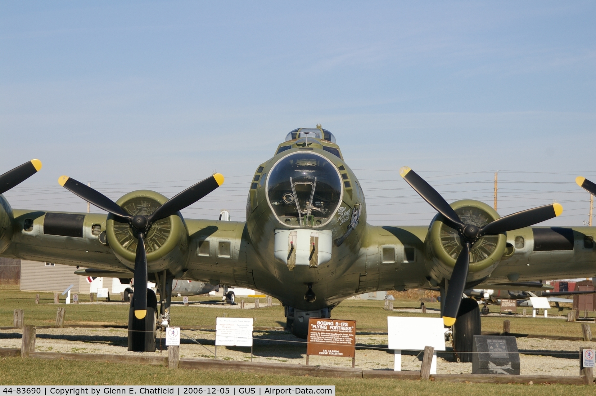 44-83690, 1944 Boeing B-17G-95-DL Flying Fortress C/N 32331, B-17G at Grissom AFB museum